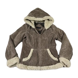 De Colección Y2k Pana Estática Granero Chaqueta Imitación Sherpa Borde Tareas Abrigo Tostado Acolchado Línea - Imagen 1 de 7