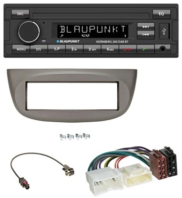 Blaupunkt USB DAB MP3 Bluetooth Autoradio für Renault Twingo ab 2012 beige-grau - Bild 1 von 4