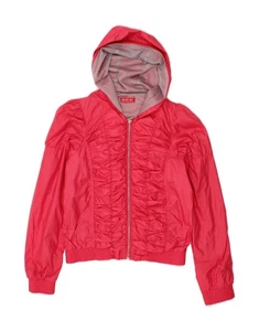 Giacca bomber LIU JO bambina con cappuccio 13-14 anni rosa poliestere BO07 - Foto 1 di 4