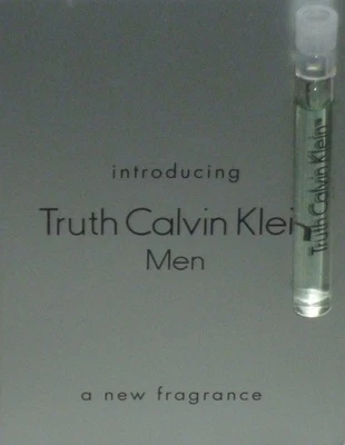 VERDADE por CALVIN KLEIN PARA HOMENS FRASCO DE AMOSTRA 0,05 OZ / 1,5 ML EAU DE TOILETTE DAB-ON - Imagem 1 de 2