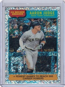 2025 Topps Heritage #3 Aaron Judge Silver Sparkle '24 Record Breaker Yankees MVP - Bild 1 von 2