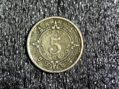 1937 Mexico 5 Centavos Foreign, World Coin KM#423 (z790) - Image 1 of 2