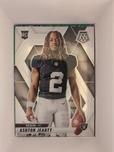 2025 Mosaic Ashton Jeanty Green Prizm RC Rookie SP Raiders #287 - Picture 1 of 2