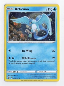 Articuno 036/195 Cosmos Holo Silver Tempest Promo Carta Pokemon TCG LP/NM - Foto 1 di 2