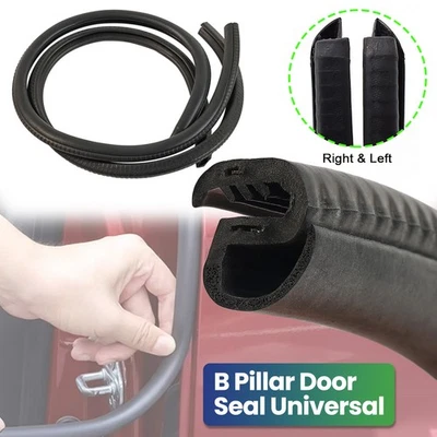 Faixa de vedação de pilar universal B acabamento de moldura protetor de borda tira de intempéries à prova de som - Imagem 1 de 4