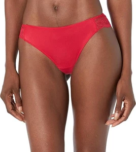 Maidenform Comfort Devotion Lace Back Tanga Panty, Camera Red M - Picture 1 of 5
