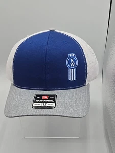Kenworth Motors Trucks Richardson 112 Tricolor Malla Gorra/Sombrero Azul/Blanco Malla - Imagen 1 de 7