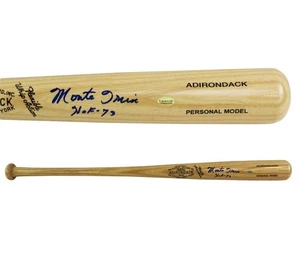 Monte Irvin Signed New York Giants Adirondack Blonde MLB Bat with "HOF 73" - Picture 1 of 4
