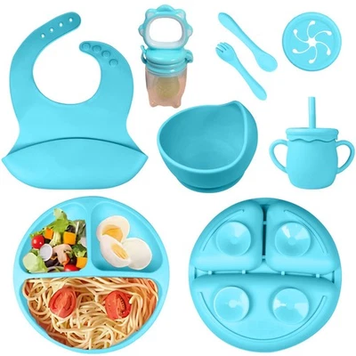 set aliemntacion para bebe silicona Foto 1 de 4