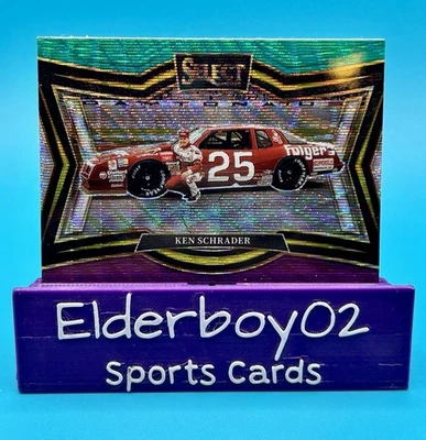 Ken Schrader Pit Road Tri-Color Prizm 2025 Panini Select Racing Nascar Folgers - Image 1 of 2