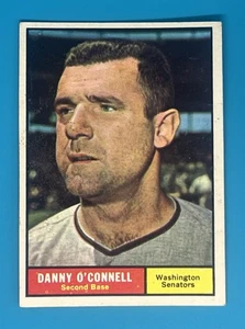 1961 Topps - #318 Danny O'Connell Senators - Picture 1 of 2