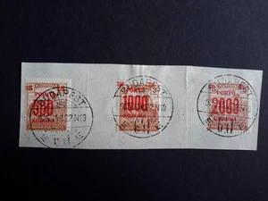 stamps Hungary 1922 Overprint "Porto" used - Picture 1 of 2