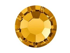Topaz, Preciosa Genuine Czech Viva MAXIMA Flatback Rhinestones 12ss 16ss 20ss 30 - Picture 1 of 7