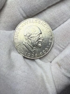 1958 AUSTRIA SILVER 25 SCHILLING BRILLIANT UNCIRCULATED E42 - Picture 1 of 2