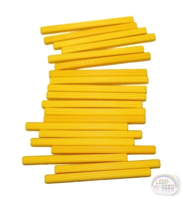 LEGO Technic - 20 x 9L Axle - Yellow - New - (Robot, Rod, Cross, EV3, 60485) - Image 1 of 4