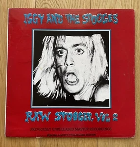 Iggy And The Stooges ‘Raw Stooges Vol.2’ Rare 1988 Live Bootleg Vinyl LP NM/VG - Picture 1 of 6