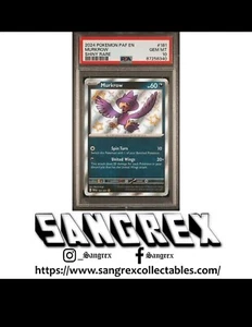 Murkrow 181 PSA 10 Pokemon Paldean Fates Shiny Rare -PSA 10 Gem Mint - Picture 1 of 1
