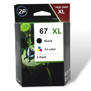 67XL Ink Cartridge for HP 67 XL Deskjet 2700 - Picture 1 of 2