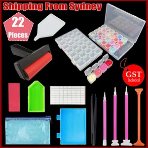 22PCS 5D Diamond Painting Tools Box Diamond Accessories Diy Art Craft Pen Set - Picture 1 of 10