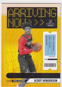2023-24 NBA Panini Hoops No. 4 Scoot Henderson Rookie Arriving Now Bronze - Bild 1 von 2