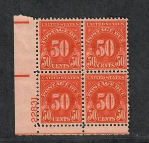 US Sc#J86 M/NH/F-VF+, Blocco Piastra, Cv. 85€ - Foto 1 di 2