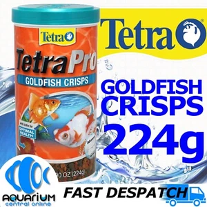 Tetra Pro Goldfish Crisps 224g Aquarium Disc Flake Fish Food Koi - Picture 1 of 2