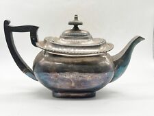 VINTAGE / ANTIQUE WELL MADE WALKER AND HALL SILVER PLATE TEAPOT