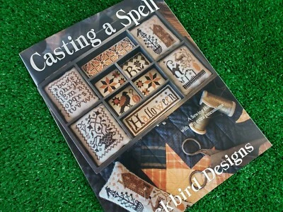 Casting A Spell - Cross Stitch Pattern from Blackbird Designs - Halloween - Image 1 of 4