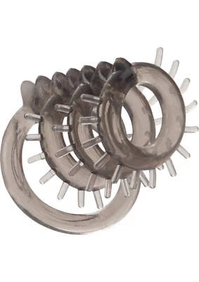 Dr. Joel Kaplan Support Master Triple Ticklers Cock Ring - Image 1 of 4