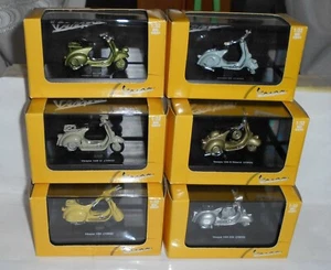 NEW  RAY-  LOTTO  6 SCOOTER TIPO VESPA  PIAGGIO SCALA 1:32 - Foto 1 di 1