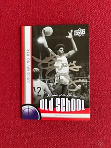2010, Julius "Dr.J." Erving, "Autographed" (JSA) Upper Deck "Old School" Card - Picture 1 of 2