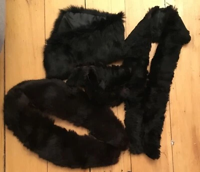 Lote De Colección De 4 Collares De Piel Marrón Oscuro Artesanía Repuesto Foto 1 de 4