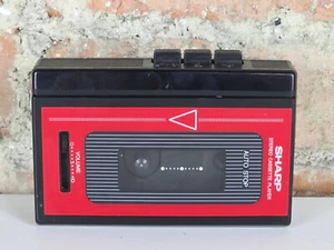 Sharp JC-105 Stereo Cassette Tape Player Red Rare Vintage Nostalgic - Imagen 1 de 12