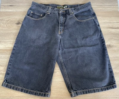 Anchor Blue Men's Baggy Jean Shorts Size 36 Dark Denim Vintage Y2K Streetwear - Image 1 of 4