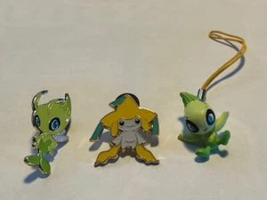 Celebi - Jirachi - Celebi con cravatta sulla spilla ufficiale Pokémon Center collezione - Foto 1 di 1