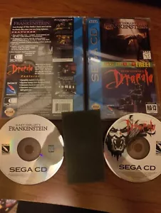 Mary Shelley's Frankenstein Bram Stoker's Dracula Sega CD COMPLETE! Tested! - Picture 1 of 3