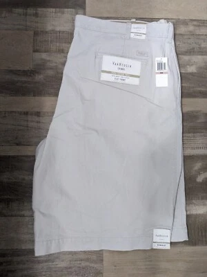 Chino corto informal Van Huesen para hombre beige frente plano talla 42 nuevo con etiquetas Foto 1 de 4