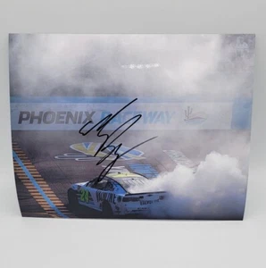 WILLIAM BYRON SIGNED 8x10 NASCAR PHOENIX WIN PHOTO COA STAR #24 AXALIA - Picture 1 of 3