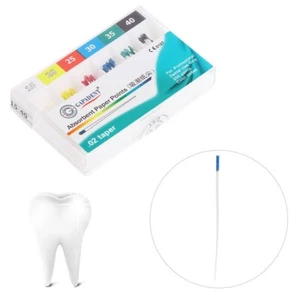 200Pcs Dental Endo Absorbent Paper Points Color Coded #15-40 Mixed Root Canal - Picture 1 of 9
