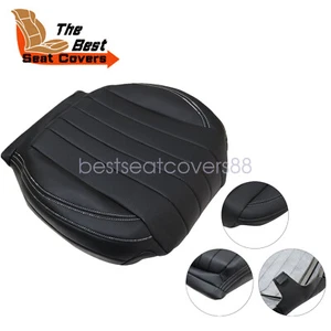 For 2017-2020 Mercedes Benz E300 E350 E400 E450 Driver Bottom Seat Cover Black - Picture 1 of 14