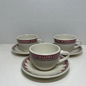 Pipeline Replica Santa Fe Railroad Ancient Mimbreno Indian Design Cup & Saucer 3 - Picture 1 of 24