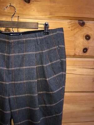 Asos Design Wool Blend Skinny Suit Pants Mens Size 36 x 32 Window Pane EUC - Image 1 of 4