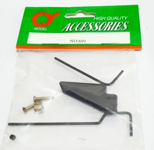 Ming Yang #691 Tail Wheel w / Bracket ( Black ) - Picture 1 of 2
