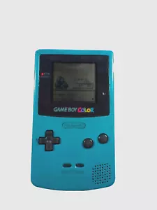 Nintendo GameBoy farbige Handheld-Spielkonsole - blaugrün CGB-001 funktioniert getestet - Bild 1 von 2