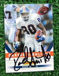 ROD SMITH Denver Broncos Signed 2012 Panini Ring Of Fame Card - Autographed - Picture 1 of 2