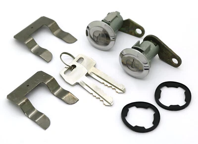 NEW LatchWell Door Lock Cylinder Set w/Keys / FOR 1965-1979 Ford Truck & Bronco - Image 1 of 4