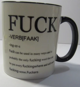 Definición de taza de café F*ck - Imagen 1 de 5