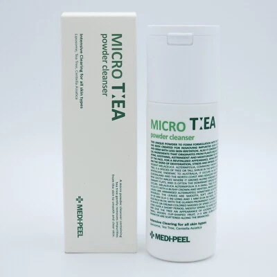 MEDI PEEL Micro Tea Powder Cleanser 70g Hydrating Soothing Moisture K-Beauty - Image 1 of 4