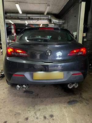 VAUXHALL ASTRA CUSTOM BUILT STAINLESS STEEL CATBACK EXHAUST SYSTEM - Image 1 of 4
