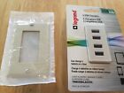 LEGRAND USB CHARGER OUTLET  BRAND NEW LIGHT ALMOND COLORED COME WITH COVER PLATE